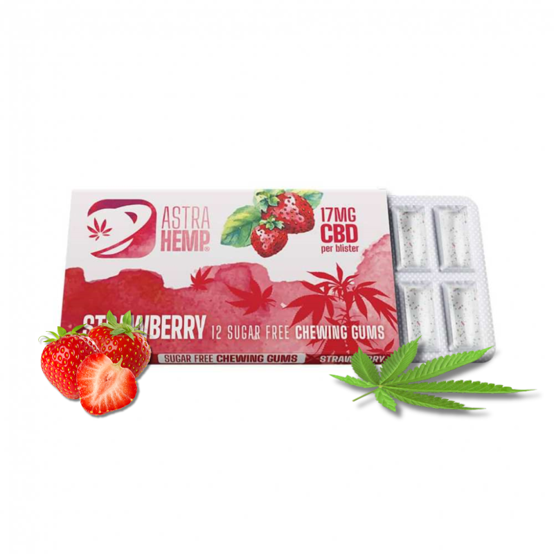 Chewing-gum CBD fraise | ASTRA HEMP Chewing-gum CBD fraise | ASTRA HEMP