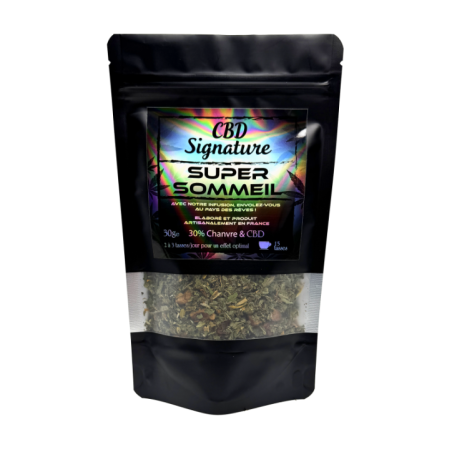 Infusion CBD Super Sommeil Premium - Artisan français
