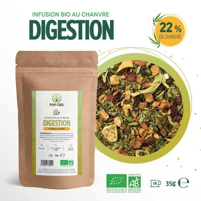 Tisane CBD bio digestion | POP CBD Tisane CBD bio digestion | POP CBD