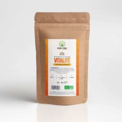 Tisane bio fruitée et épicée au CBD  bio vitalité  POP CBD
