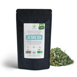 Tisane anti-stress au CBD notes citronnées  je suis zen | POP CBD