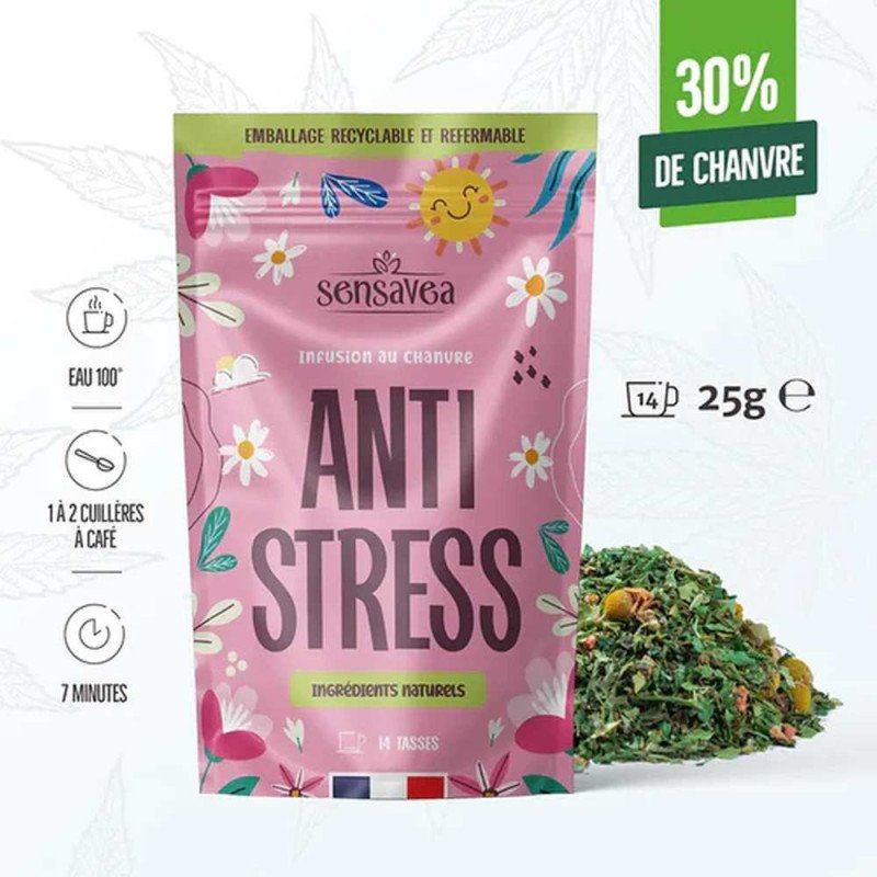 Tisane CBD bio anti stress | SENSAVEA Tisane CBD bio anti stress | SENSAVEA