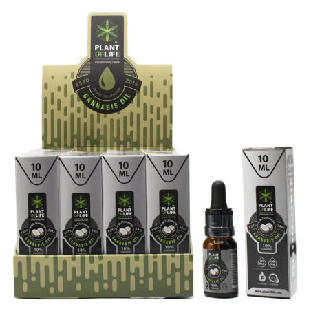Huile CBD 10% Full Spectrum Coco - PLANT OF LIFE - 10 ml - France