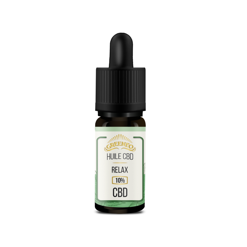 Huile CBD 10% relax | GREENEO Huile CBD 10% relax | GREENEO