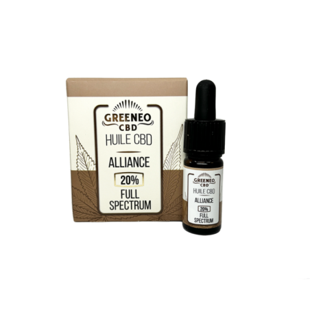Huile CBD 20% full spectrum alliance | GREENEO