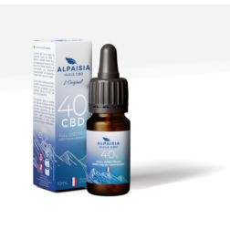 Flacon d'huile de CBD 40% Full Spectrum - ALPAISIA