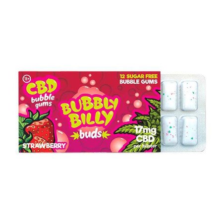 Chewing-gum CBD Fraise BUBBLY BILLY (Seul)