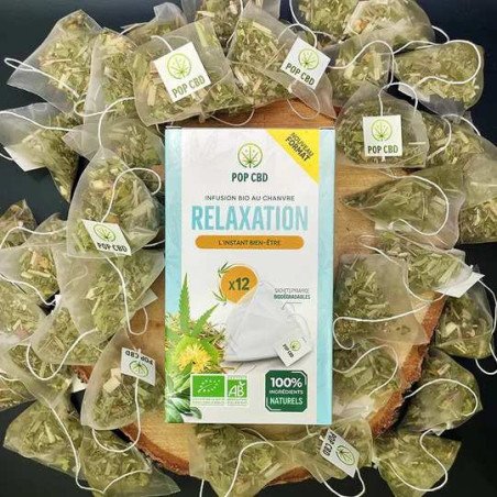 Tisane CBD Bio Relaxation POP CBD - 12 sachets