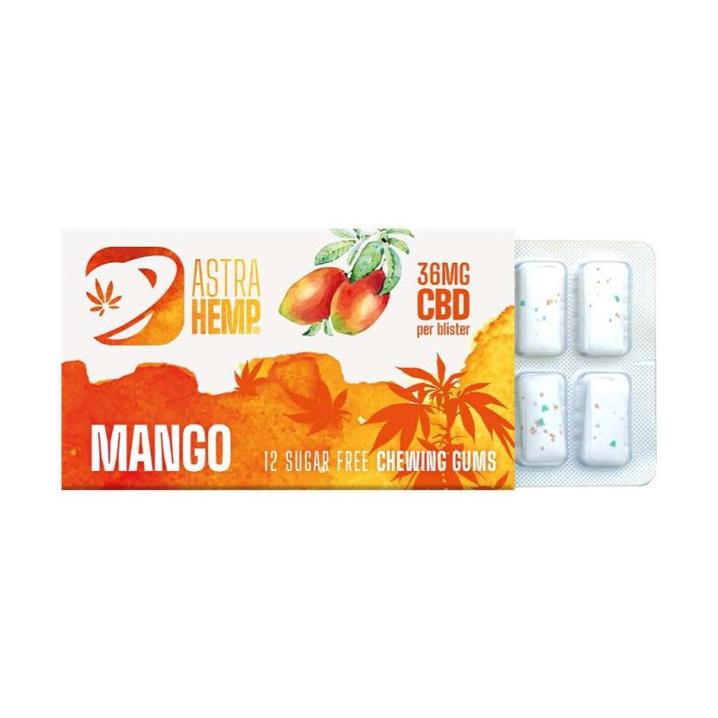 Chewing-gum CBD mangue | ASTRA HEMP Chewing-gum CBD mangue | ASTRA HEMP