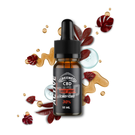 L’Huile CBD & CBG 30% Active de Greeneo est une synergie unique entre 15% de CBD et 15% de CBG